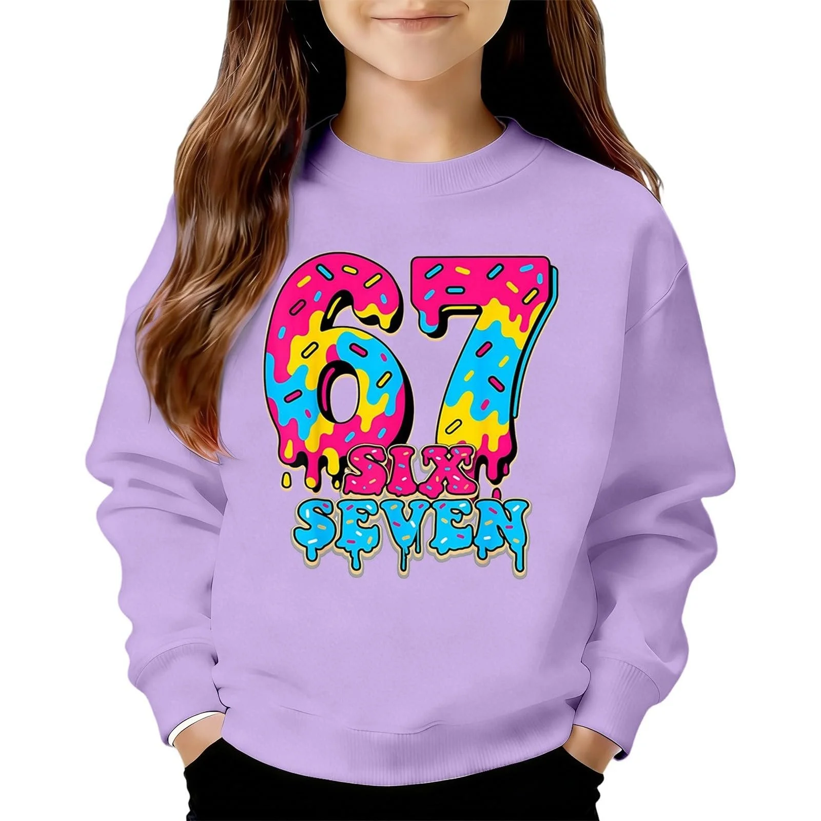 Дитячий Світшот для Дівчинки з круглим вирізом, фото №1