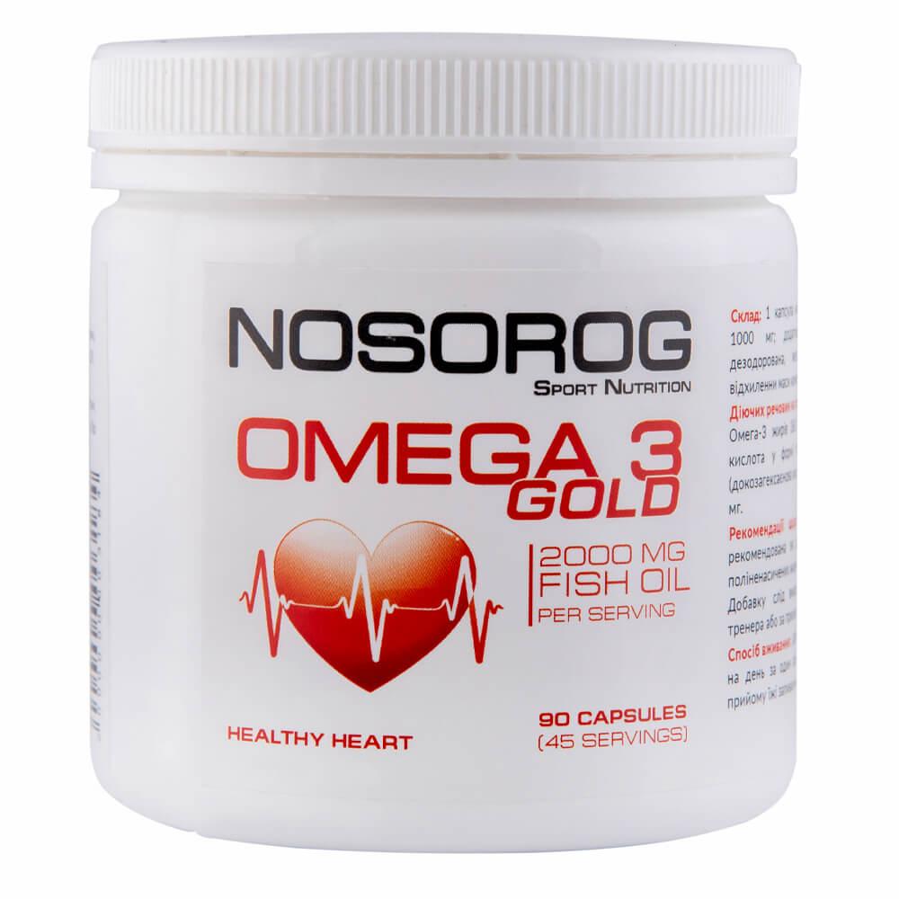 Омега 3 Nosorog Nutrition Omega Gold 90 капс, фото №1