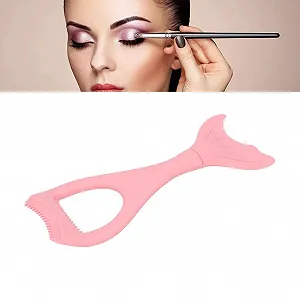 Трафарет для підводки очей силіконовий з крилами багаторазовий для макіяжу очей (рожевий) synthetic.ua - Фото 1