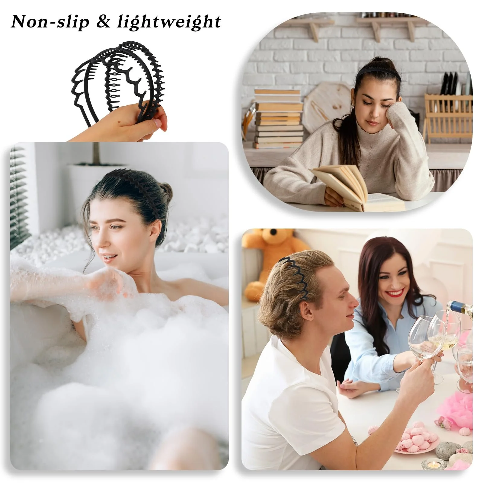 Нековзкий обруч на голову з хвилястими зубцями, фото №5