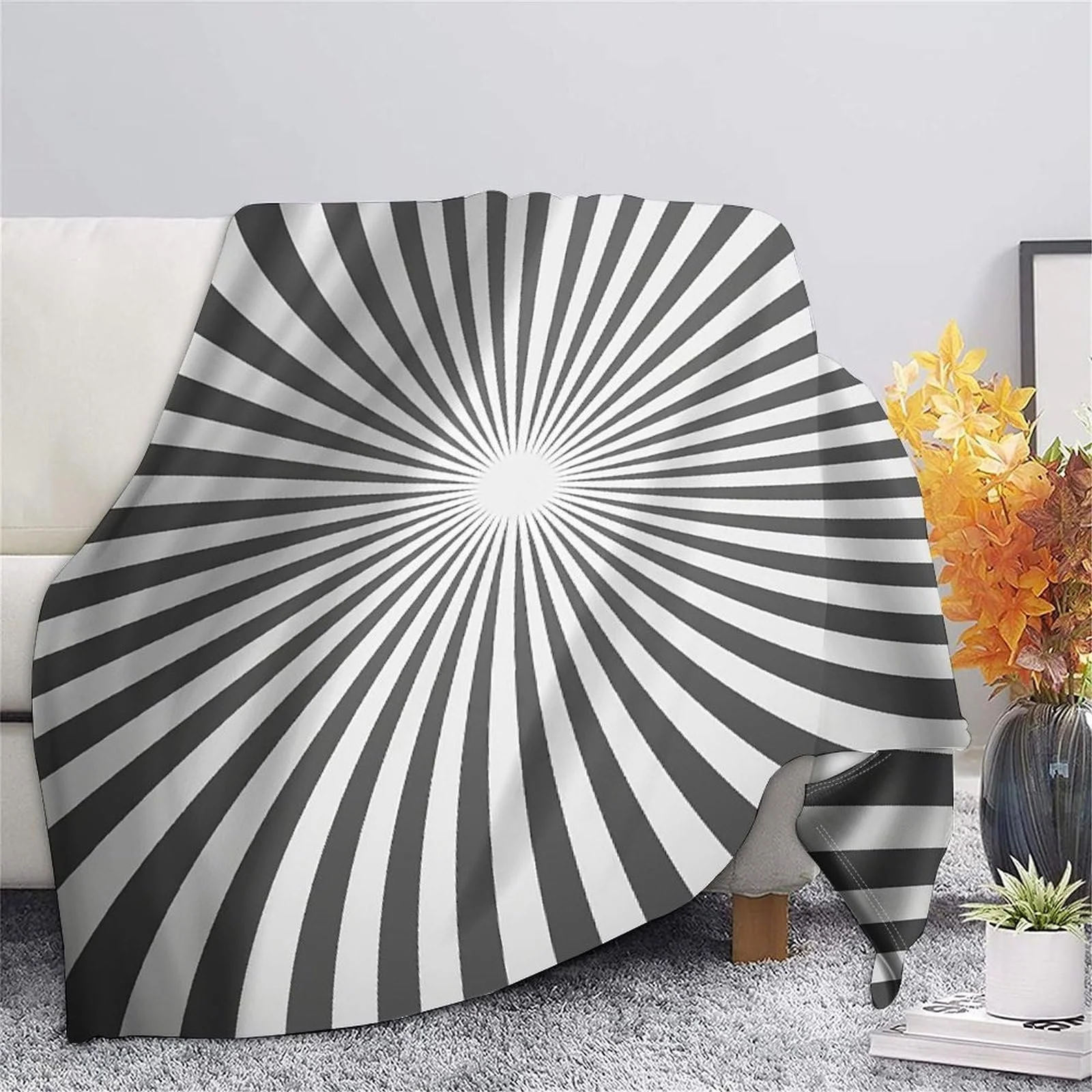 Покривало VFKLZCNYR Геометричні візерунки 3D-друк Фланель фліс 100 x 130 см, фото №6