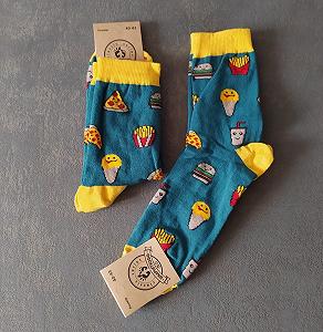 Мужские молодежные носки высокие демисезонные зеленые 39 - 44 размер - Фото 1