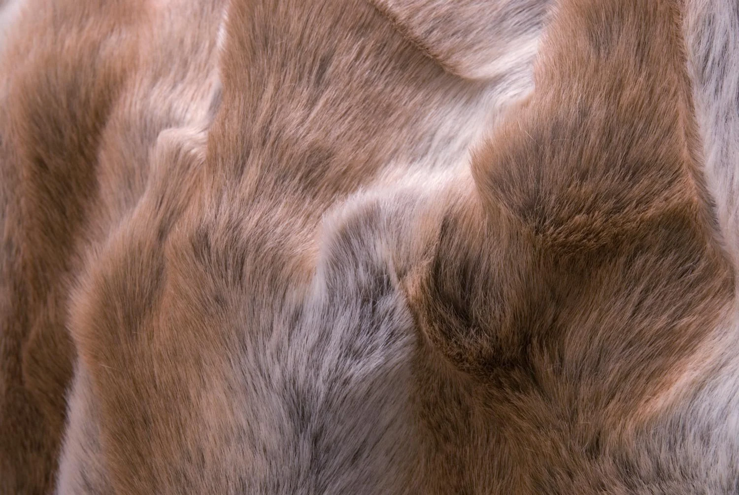 Покривало Штучне хутро Wohnen & Accessoires GmbH & Co. KG Fox Fawn Brown/Grey 260 x 300 см, фото №4