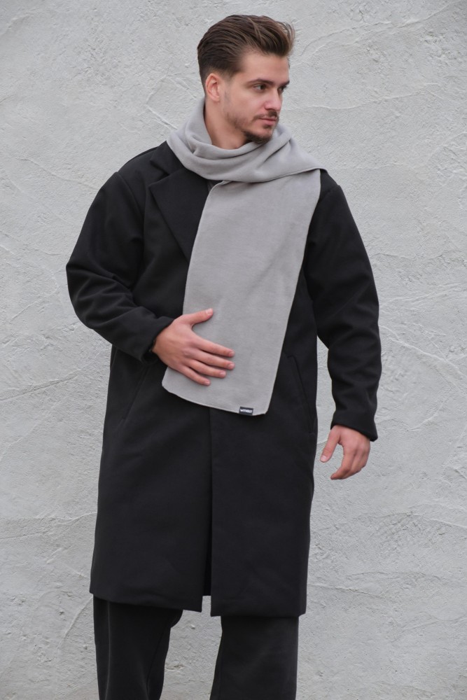 Флісовий шарф Without long gray, фото №2