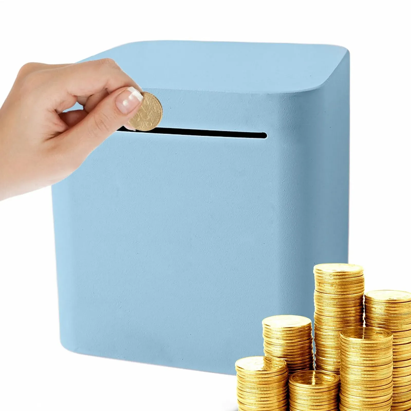 Скарбничка нерозбірна нержавіюча сталь Металева небитка, фото №7