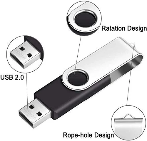 Набір USB-флеш-накопичувачів FEBNISCTE 10 шт. 64 ГБ USB 2.0 Rotating, фото №4