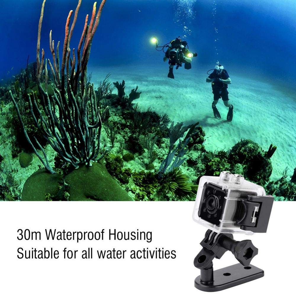 Екшн-камера Lazmin Mini WiFi, 1080P HD, 155° Ширококутний об'єктив, Водонепроникна спортивна камера, Камкордер, інфрачервоний нічний режим для аерозйомки, фото №7