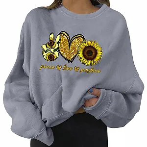 Женское худи с капюшоном с мультяшным принтом - Фото 1