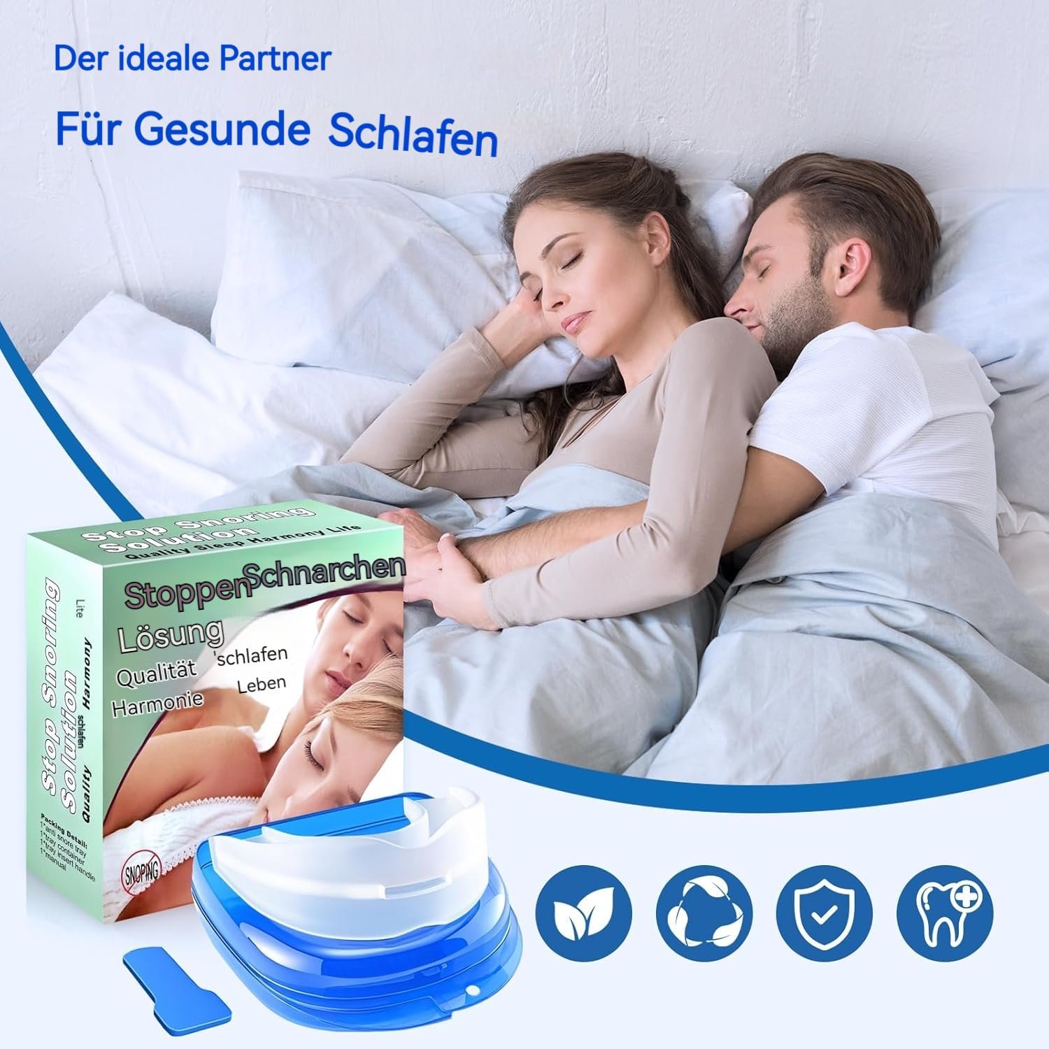 Капа від хропіння Регульована для рота, фото №7