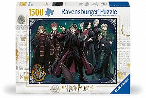Пазл Ravensburger 12001222 Gryffindor vs. Slytherin Harry Potter 1500 деталей synthetic.ua - Фото 1