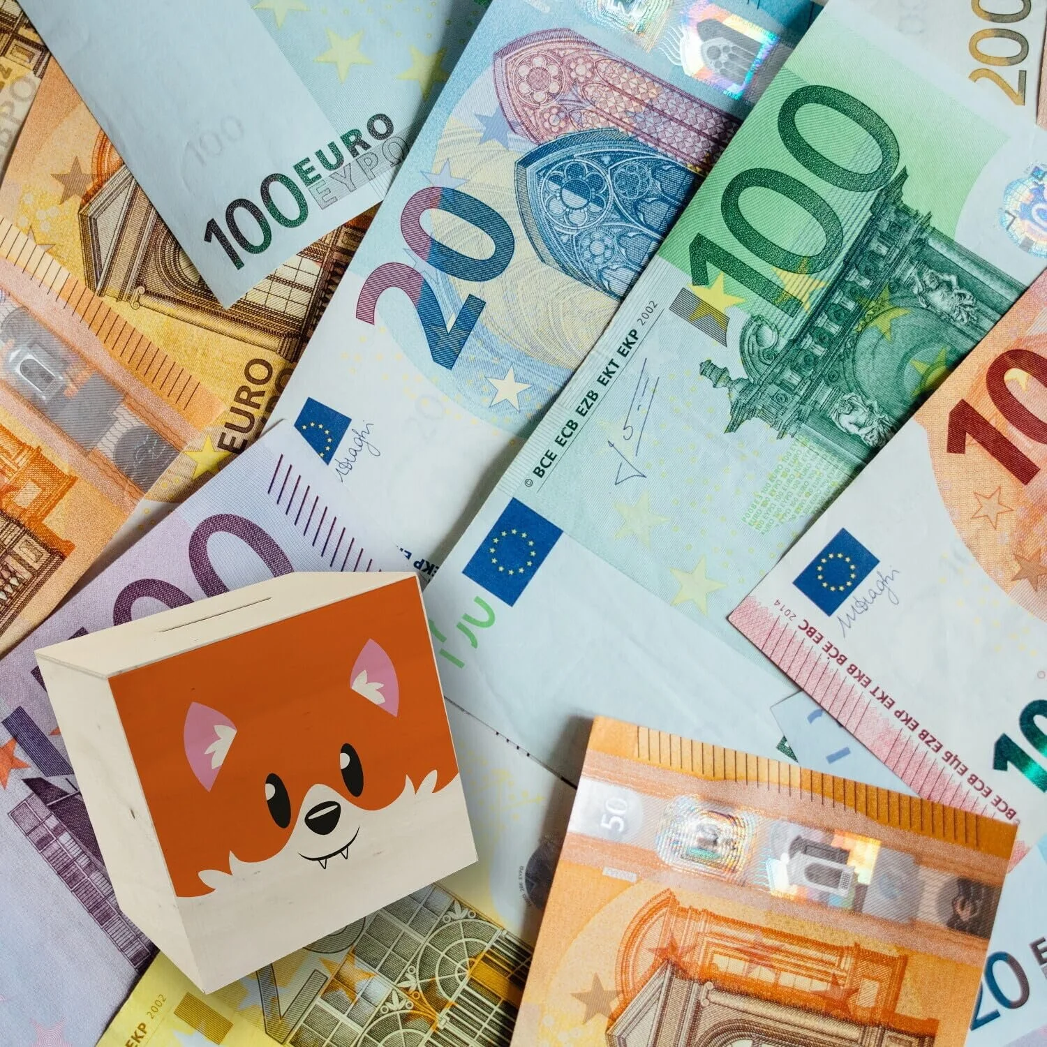 Скарбничка дерев'яна з мордочкою лисиці, фото №6