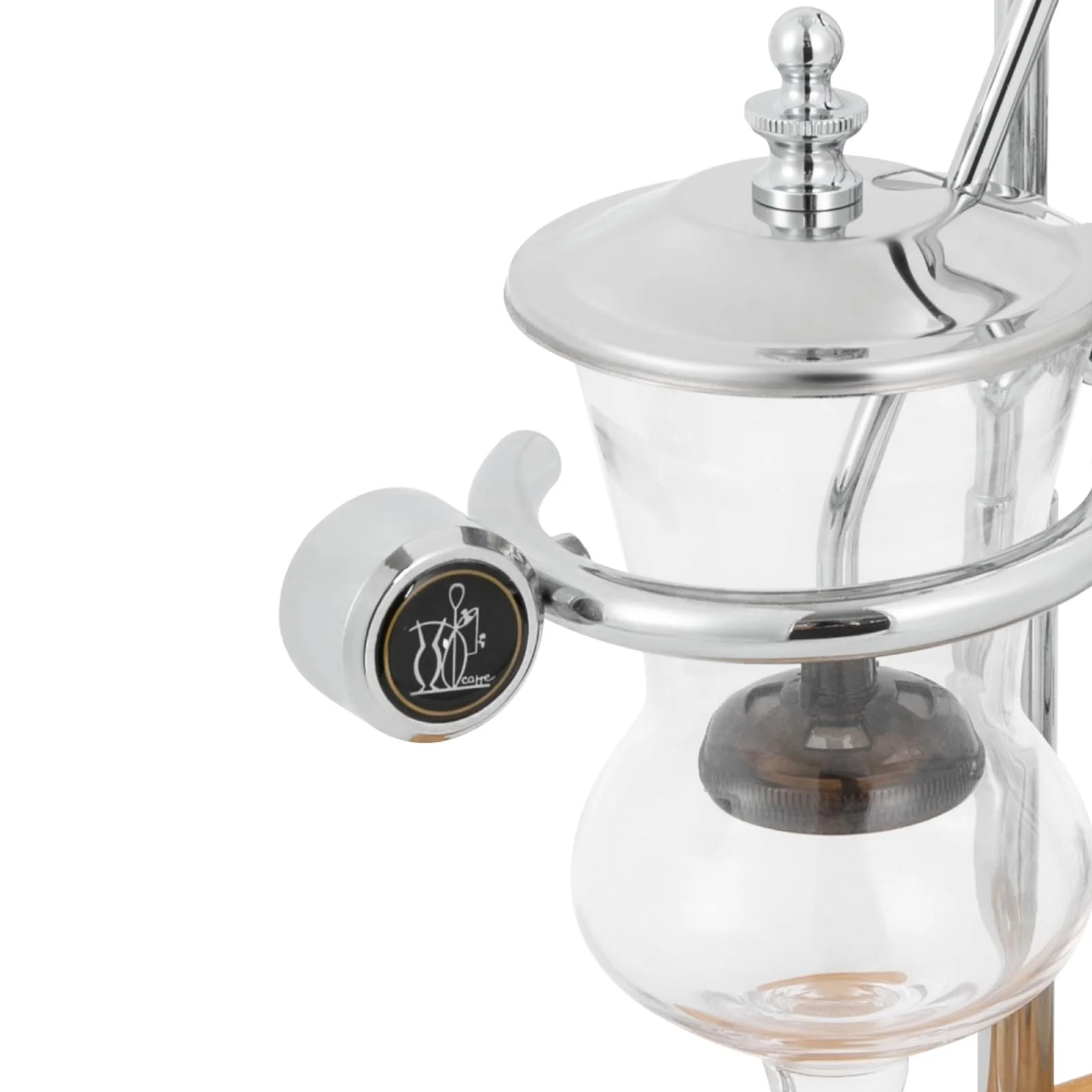 Сифонная кофеварка Universal Coffee Machine Портативная Серебристая, фото №8