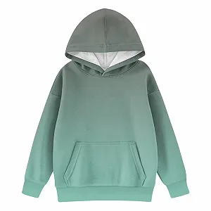 Толстовка для девочек Generisch Oversize С капюшоном Длинный рукав с градиентом Цвет: разноцветный synthetic.ua - Фото 1