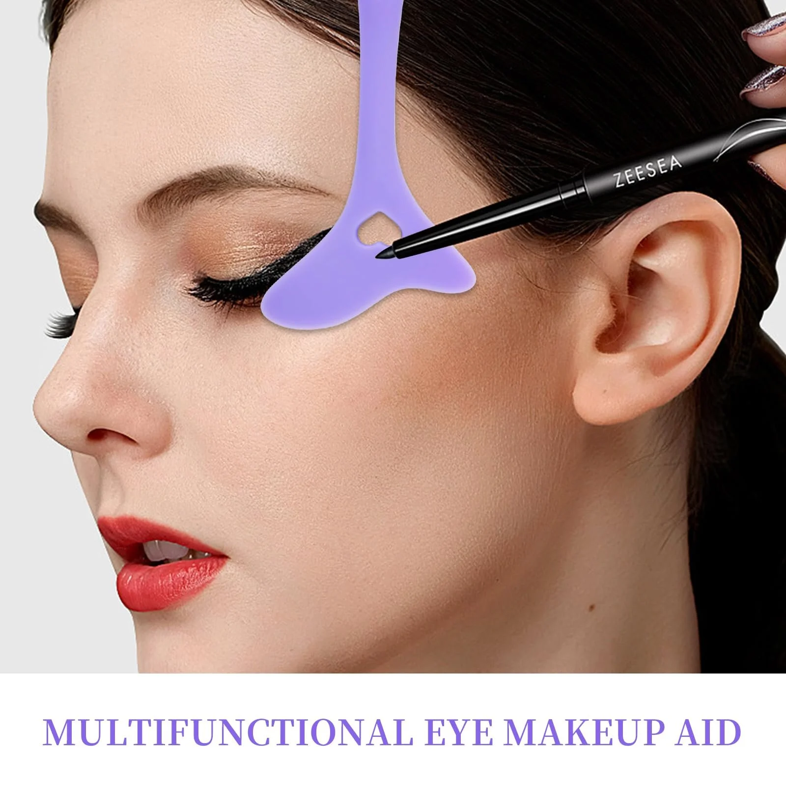 Трафарет Eyeliner Eye Make Up Aid Силиконовый 6-предметный набор, фото №6