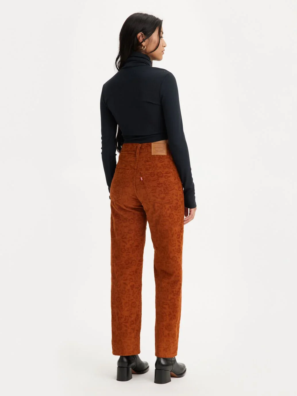Жіночі джинси Levis - Ribcage Str Ankle Zip Nd Ginger Bread Co - 24 29, фото №4