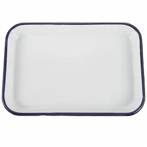 Форма для запекания Abaodam Эмалированная прямоугольная, для пиццы и крепов, термостойкая - Фото 1