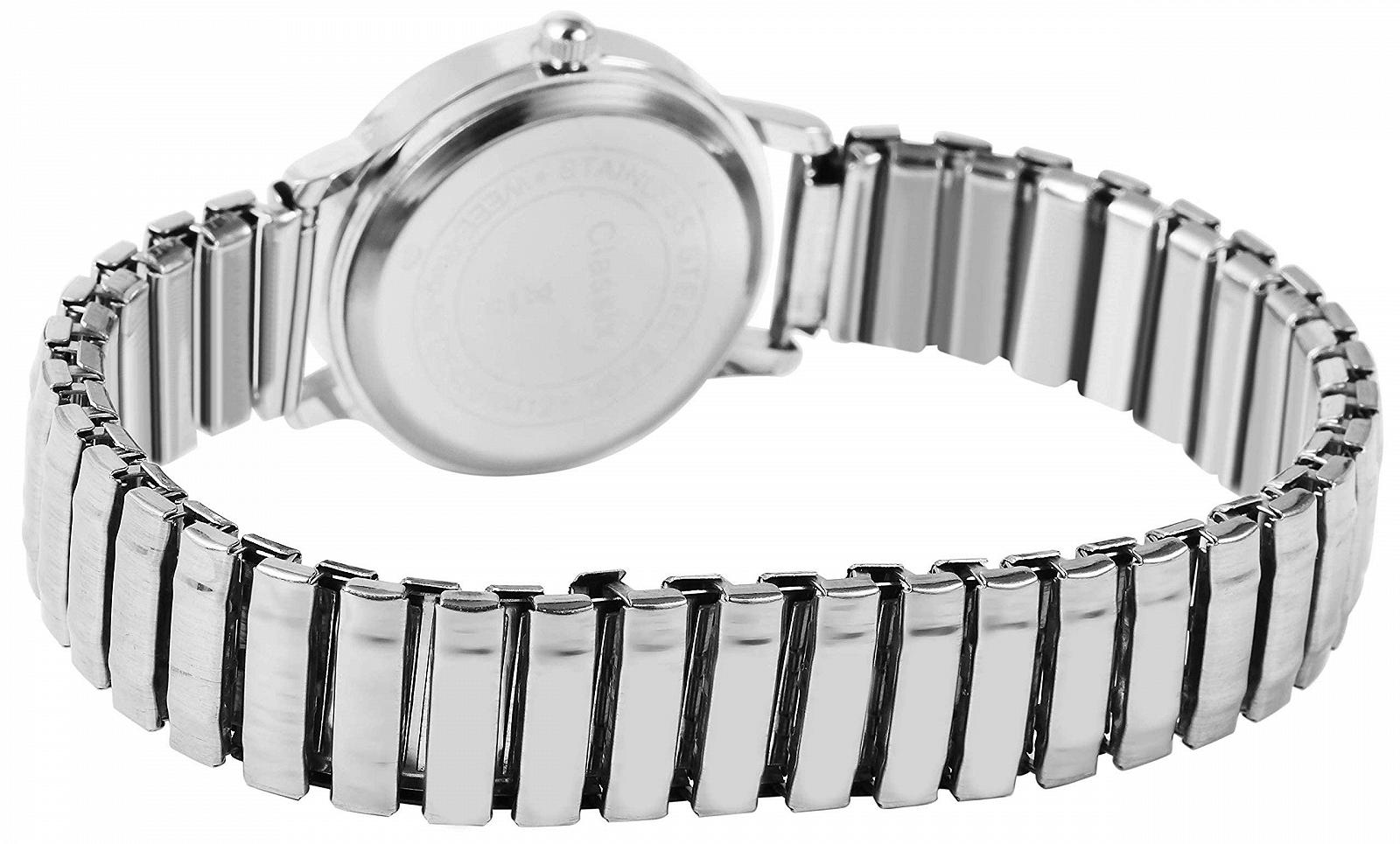 Женские часы на шнурке Classix 1700008 Серебристый ремешок из металла, фото №4