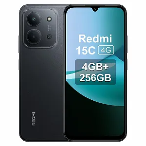 Смартфон XIAOMI Redmi 15C 4/256 GB 6.9" 120 Hz MediaTek Helio G81-Ultra 50MP 6000 mAh Midnight Black (без зарядного устройства) - Фото 1