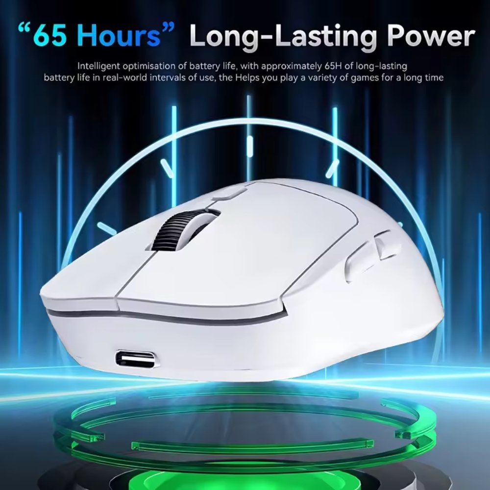 Миша безпровідна VYNEX M348 6400DPI 1000Hz 500mAh Rose Red, фото №8 Миша безпровідна VYNEX M348 6400DPI 1000Hz 500mAh Rose Red, фото №8