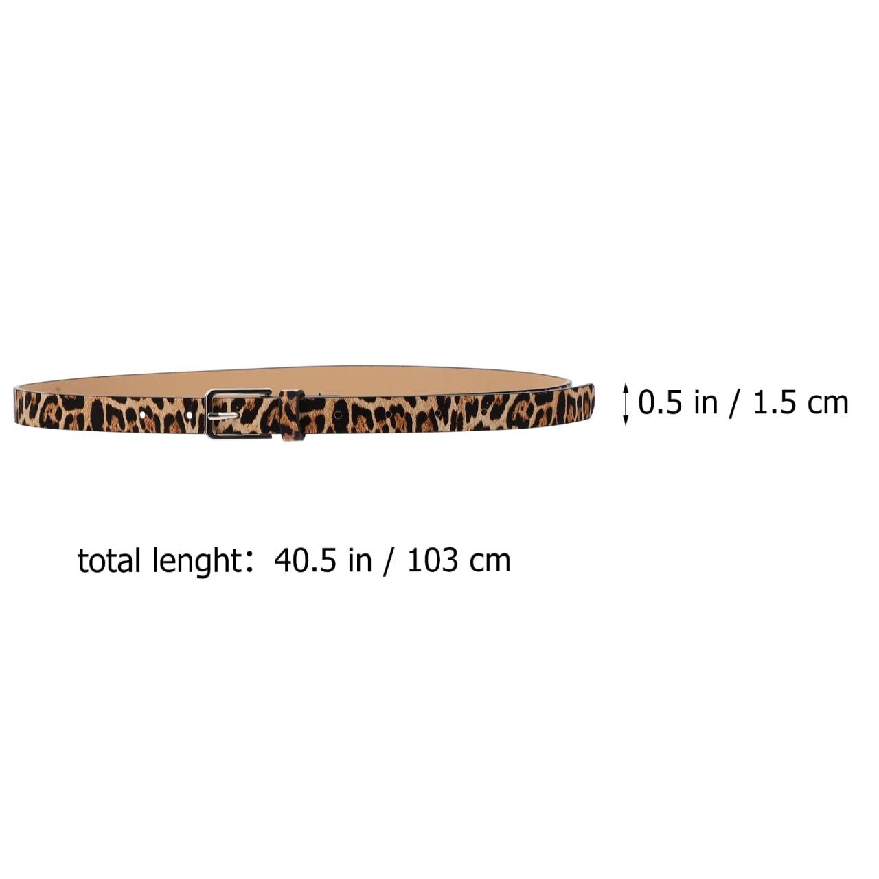 Декоративные ремни CALLARON Zebra & Leopard Эластичный пояс из искусственной кожи Эластичный пояс на высокой талии Идеально подходит для женщин и ее Vestidos, фото №3