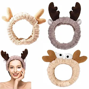 Набор повязок на голову для умывания лица 3 шт. - Фото 1