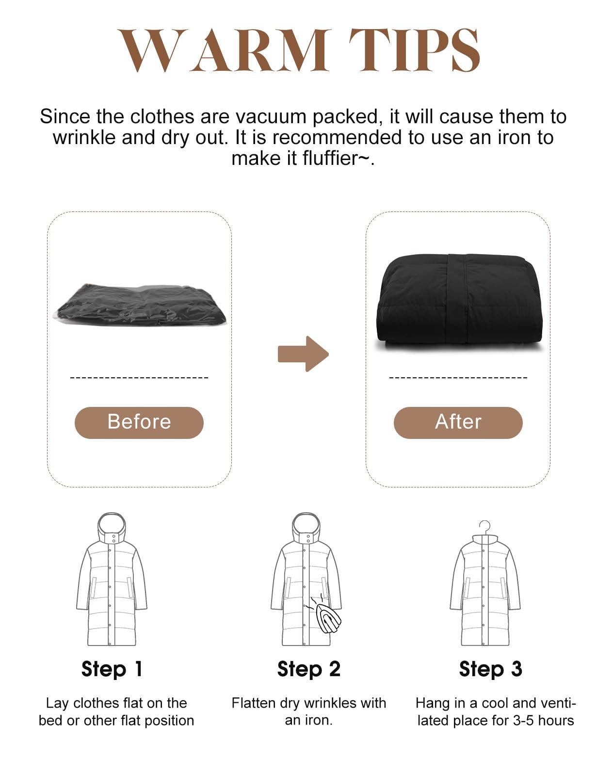 Пальто Vancavoo Зимове Довге Пухове, фото №5 Пальто Vancavoo Зимове Довге Пухове, фото №5