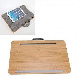 Подставка для ноутбука Бамбуковая для кровати/дивана 42 x 27.5 см synthetic.ua - Фото 1