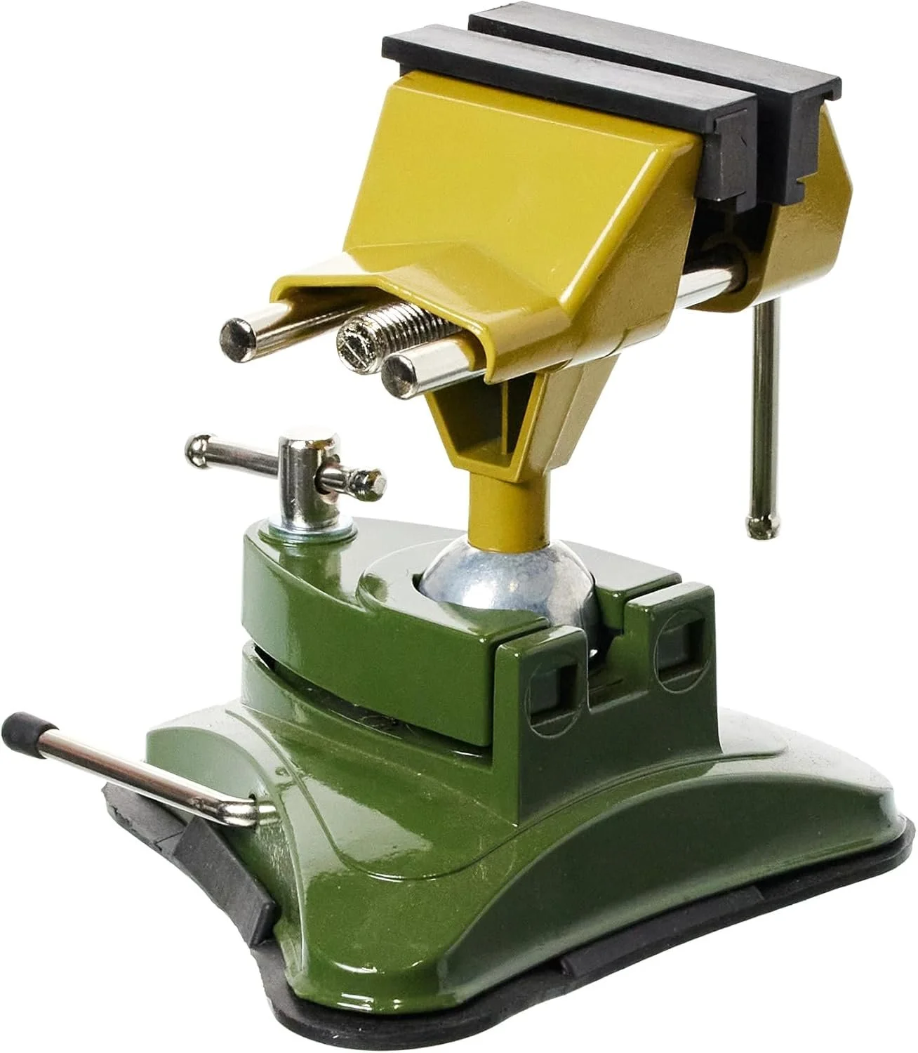 Тиски прецизионные фрезерные Proxxon FMS 75 28602 /  Ширина губок 75 мм / Развод 70 мм / Шарнирное вращение 360° / Зеленые, фото №2