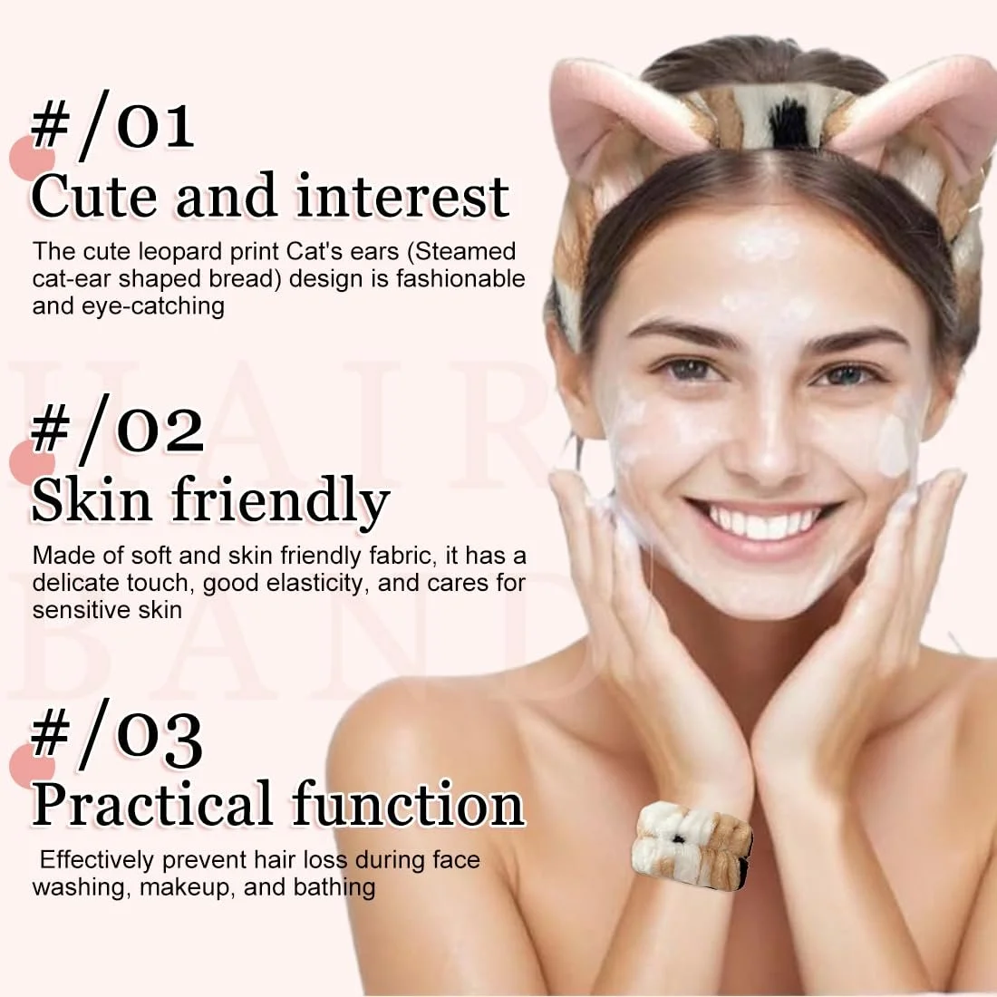 Пов'язка для волосся Котячі вушка для жінок, фото №5 Пов'язка для волосся Котячі вушка для жінок, фото №5