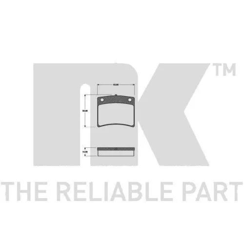 Напрямна гільза гальмівного супорта NK 8936005 задня вісь, фото №2 Напрямна гільза гальмівного супорта NK 8936005 задня вісь, фото №2