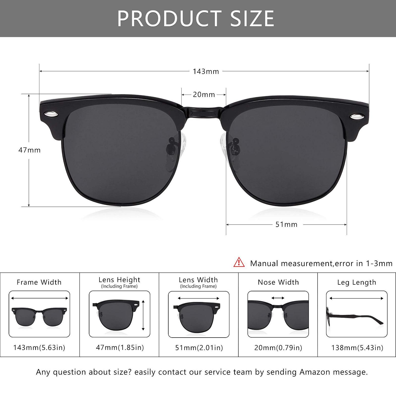 Сонцезахисні окуляри Круглі Напів-оправні Поляризовані SUNGAIT SGT016, фото №6