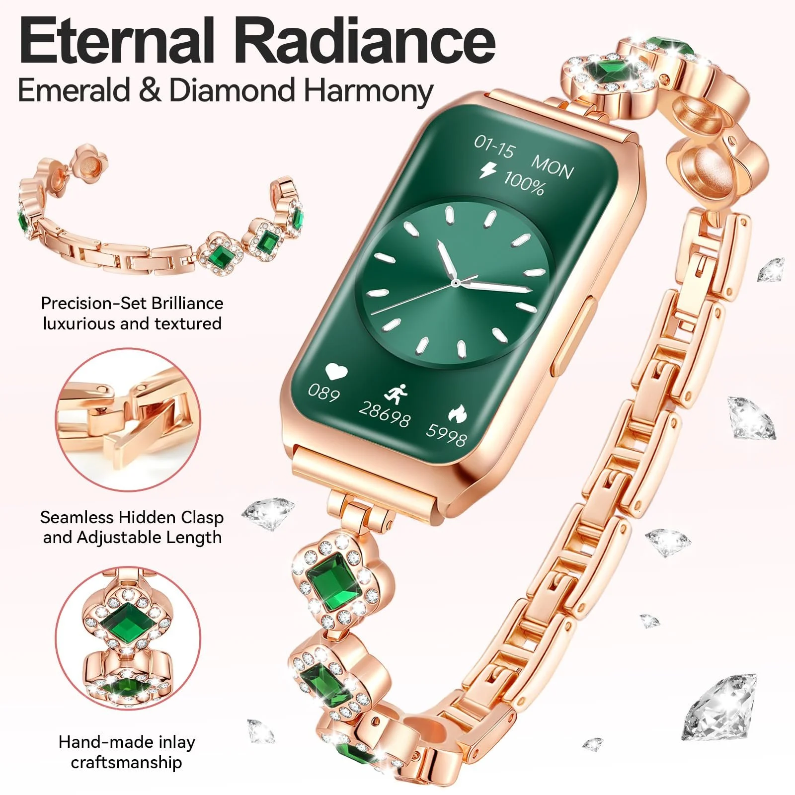 Смарт-годинник Жіночий 1.47 Дюйми HD Дисплей, фото №3