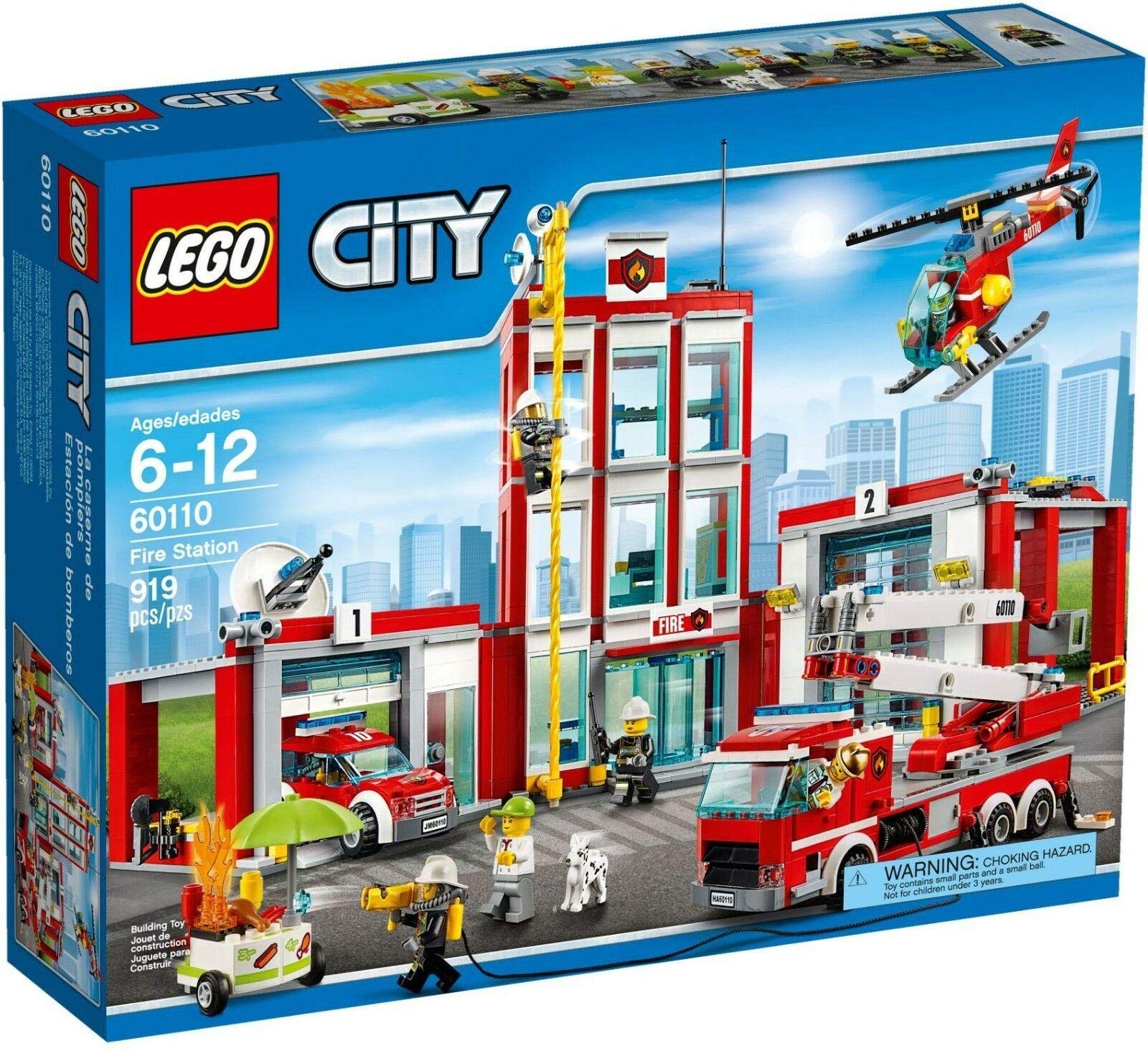 Игрушка LEGO City 60110 Большая пожарная станция, фото №1