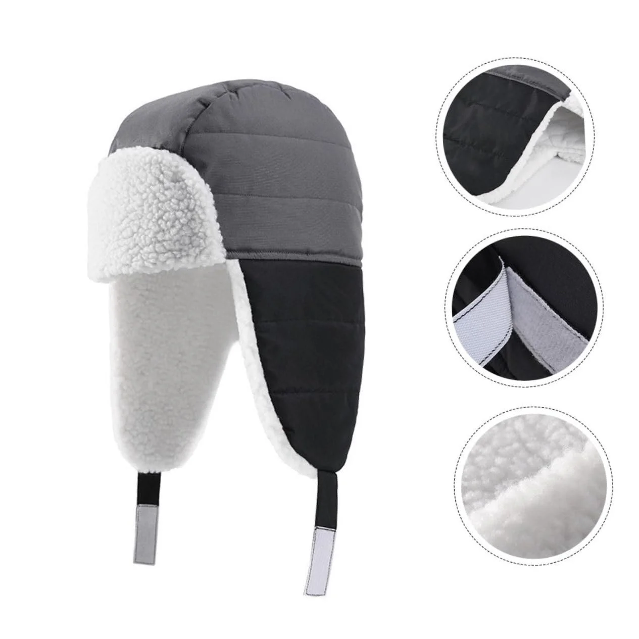 Шапка-вушанка WRITWAA з вушними клапанами, вітрозахисна, фото №3 Шапка-вушанка WRITWAA з вушними клапанами, вітрозахисна, фото №3