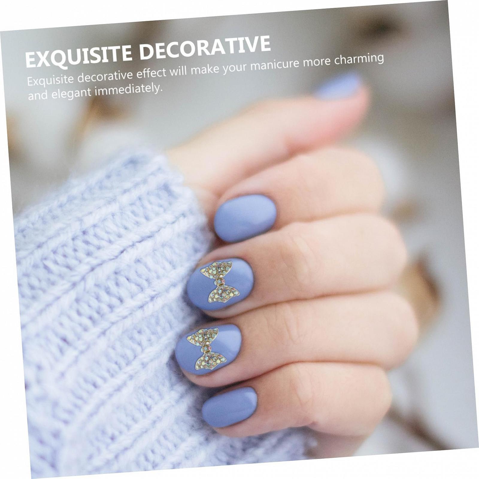 Украшения для ногтей Бантики, 40 шт., фото №3