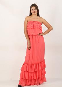 Платье Enna Levoni S Коралловый (ND-926-7-Coral) - Фото 1