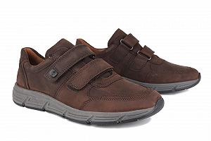 Кросівки Waldl": aufer Master-Artikel на липучках, комфортні, чоловічі, коричневий synthetic.ua - Фото 1