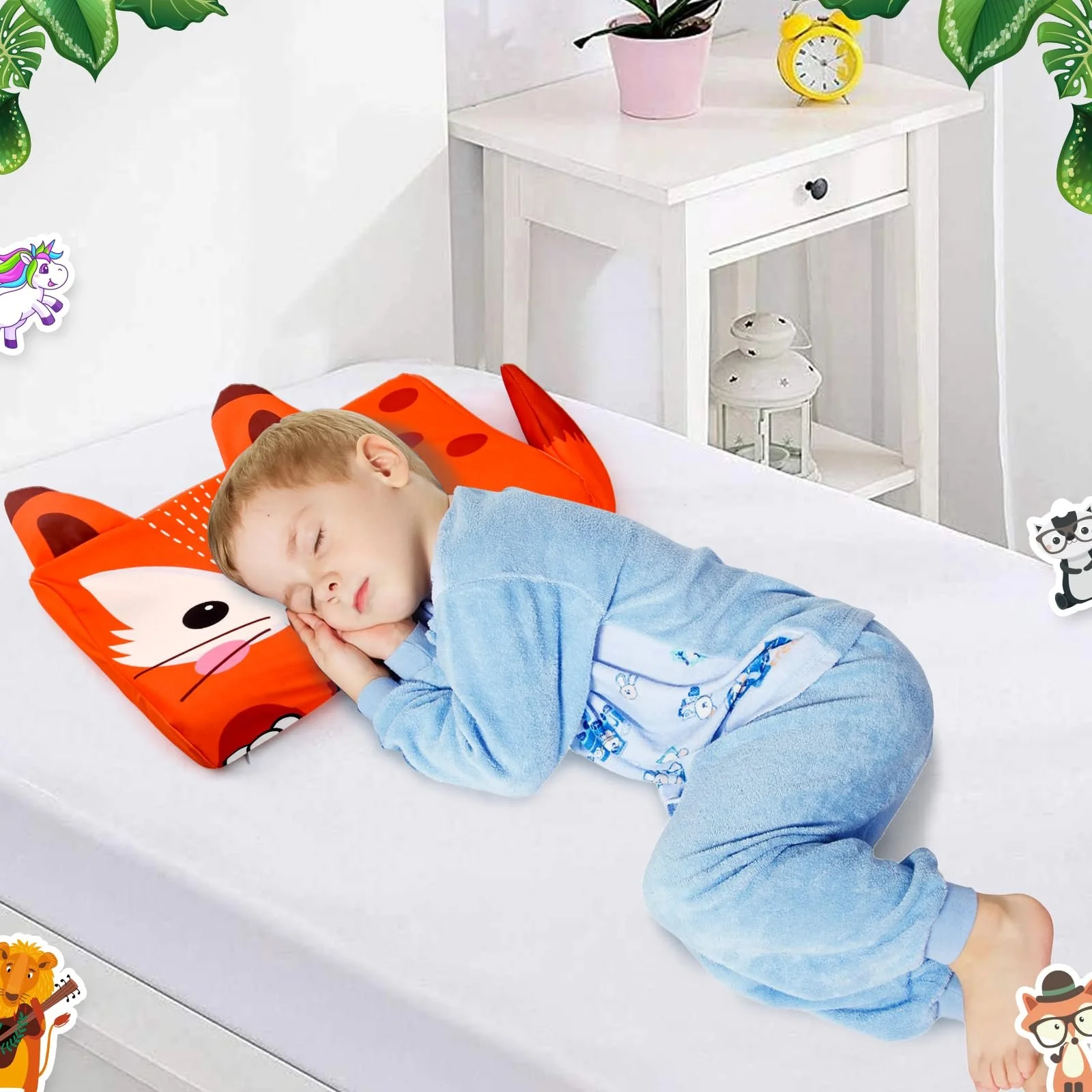 Подушка Schlummerkids Calmly дитяча 46 x 26 см, Лисиці, фото №7