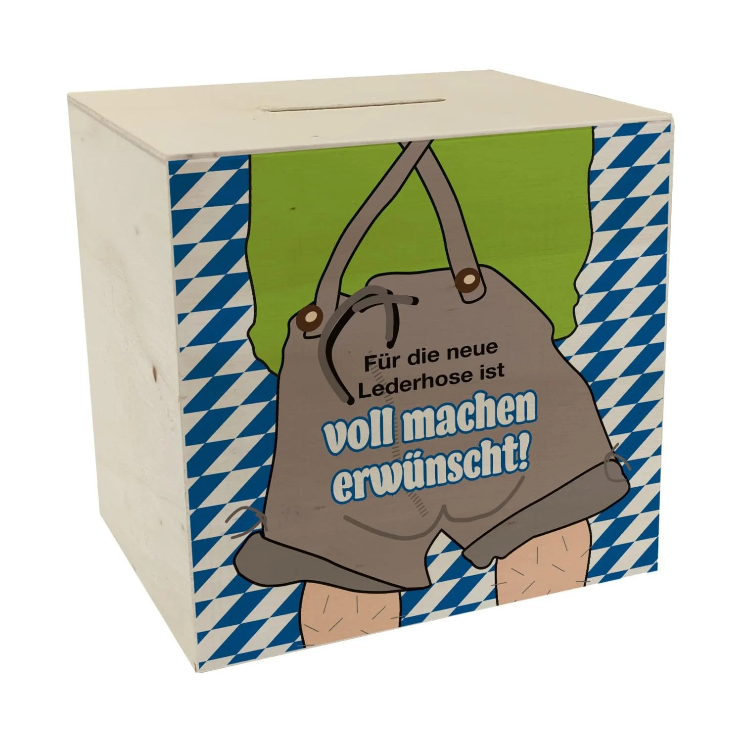 Скарбничка Дерев'яна Lederhosen, фото №1