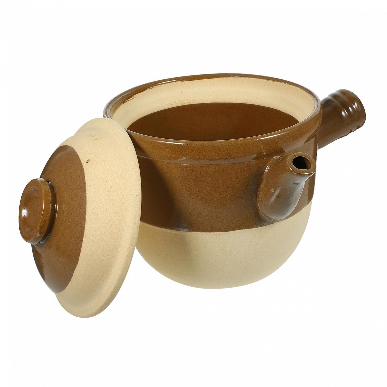 Традиционный китайский глиняный горшок Gatuida с крышкой, термостойкий, для трав и супа, фото №1