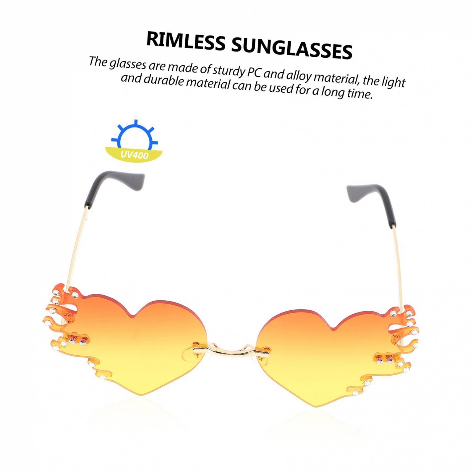 Солнцезащитные очки PACKOVE 4 шт. Огненные, фото №9