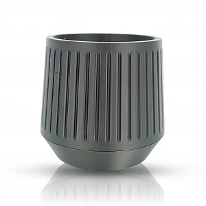 Підвісний кошик сучасний з невидимим підвісом регульований за висотою зі знімним піддоном Black Small - Фото 1