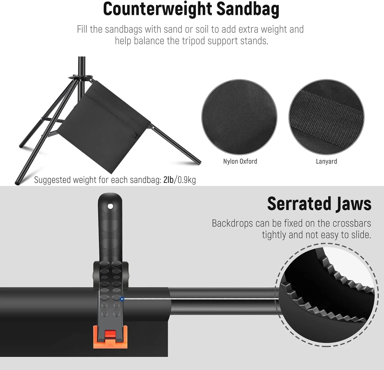 Стійка до банера 2x3 NEEWER Чорна, фото №8 Стійка до банера 2x3 NEEWER Чорна, фото №8