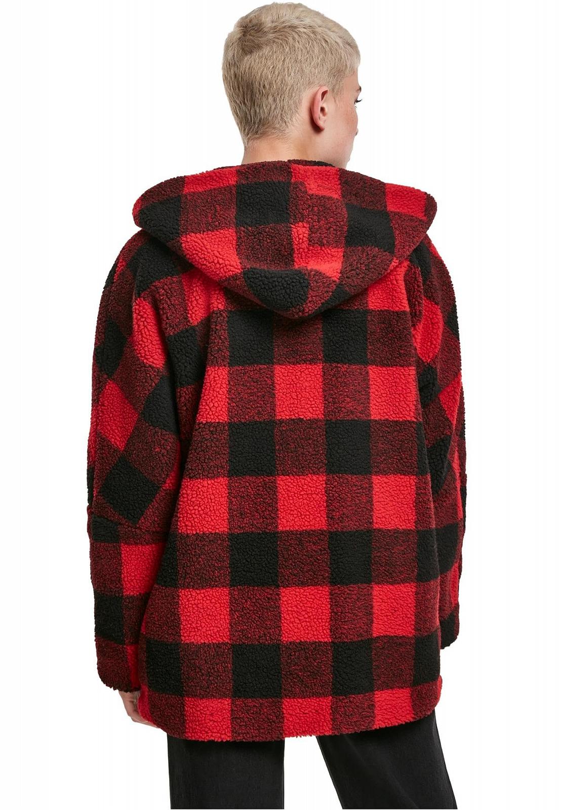 Куртка Sherpa Urban Classicsd в клітинку з капюшоном, фото №4