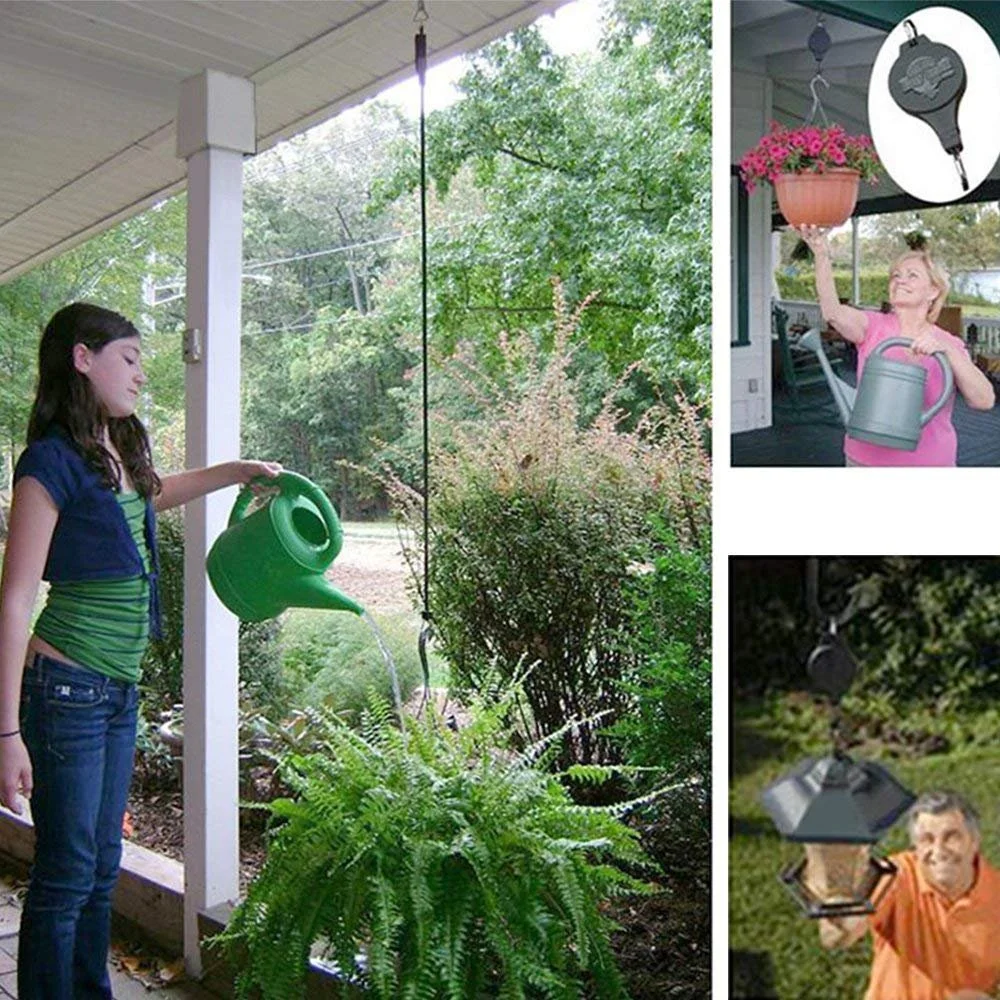 Набор выдвижных крючков для растений iwobi 3 шт. Черный, фото №6