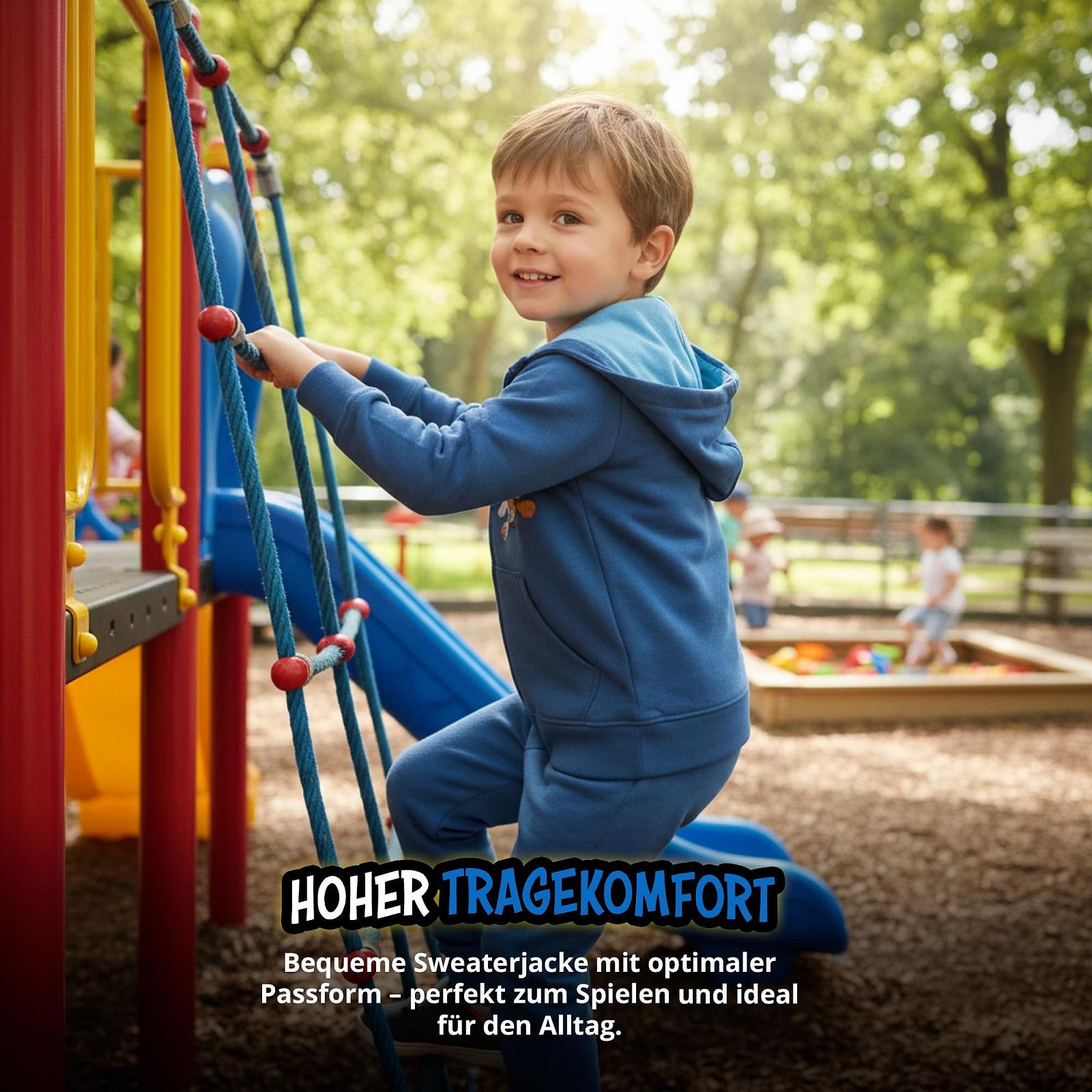 кофта Paw Patrol United Labels Толстовка для хлопчиків на блискавці Синя, фото №4