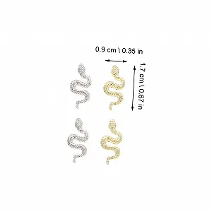 Прикраса для нігтів змія FOMIYES, маленькі synthetic.ua - Фото 1