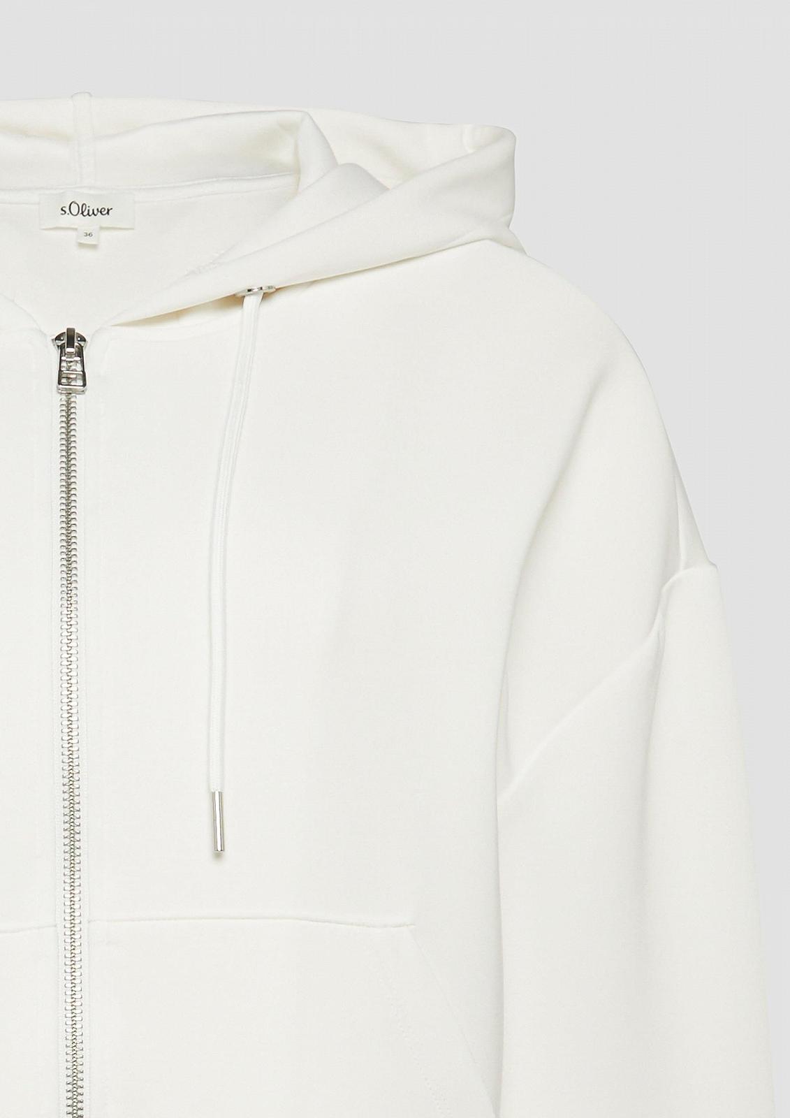 Куртка s.Oliver Scuba Sweat из модальной смеси свободного кроя, фото №4
