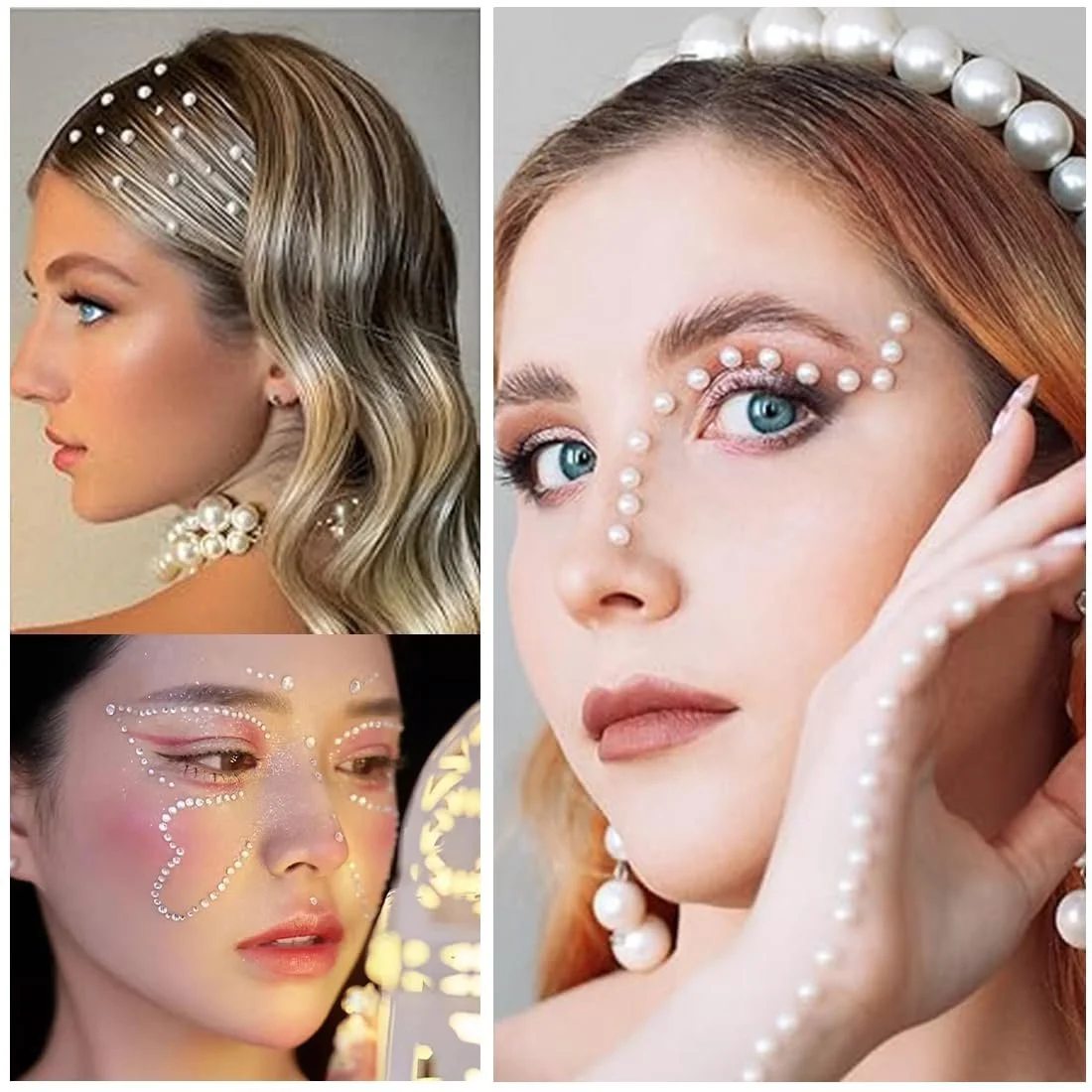 Стрази Блискучі Самоклеючі, Набір 1066 шт., фото №6