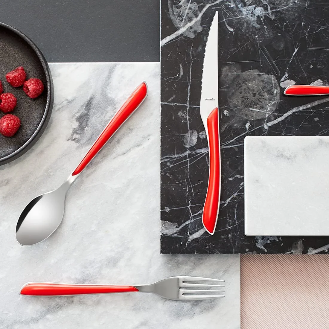 Набор столовых приборов Amefa Eclat, 24 предмета, на 6 персон, 6 ложек, 6 вилок, 6 ножей, 6 чайных/кофейных ложек, фото №7